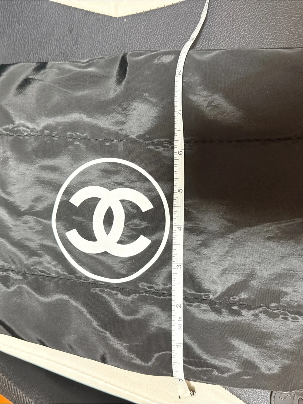 Black Quilted Nylon Pouch - Classic Logo Zip